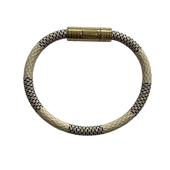 Louis Vuitton Keep It Bracelet in Damier Azur Canvas Size 17 - Picture 4 of 6